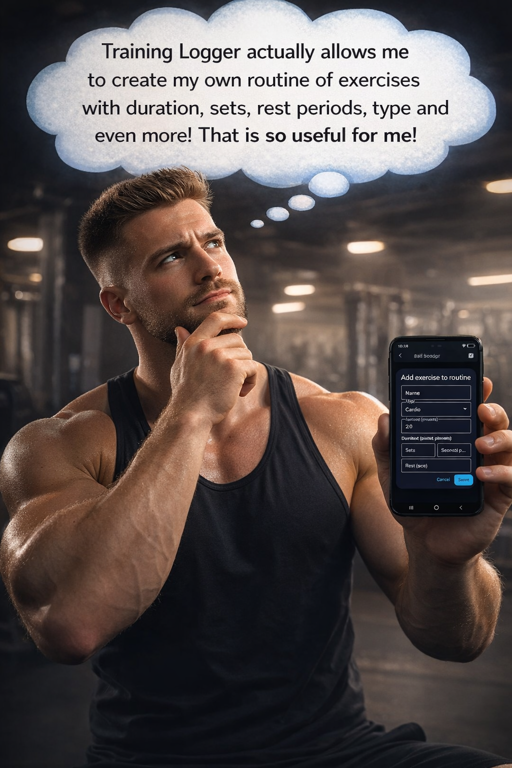 Training Logger training planning screen